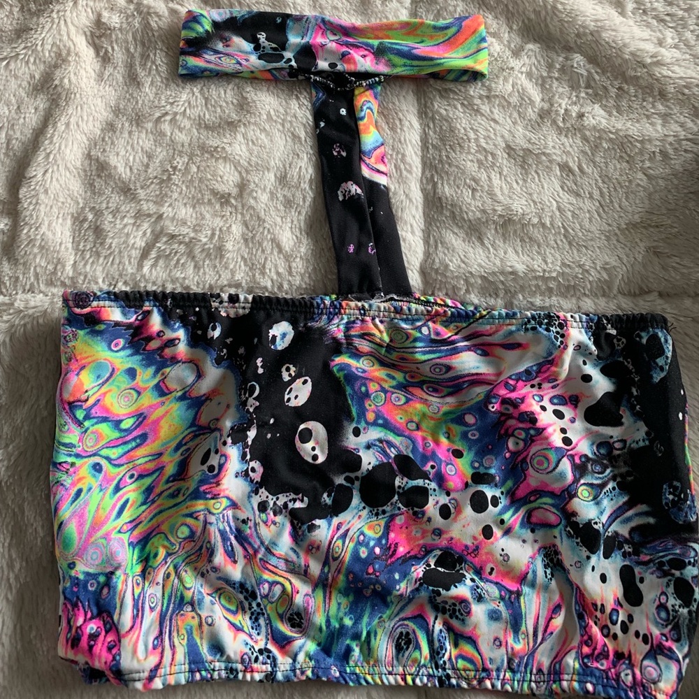 *SOLD* Rave Mi Gente AcidBath tube top